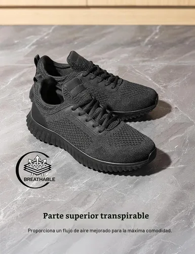 Vista 5 de Bruno Marc Zapatos de trabajo antideslizantes para hombre