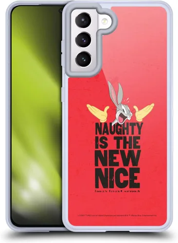 Vista 11 de Head Case Designs Funda de gel suave con licencia oficial de Looney Tunes Bugs Bunny y Lola Bunny Season compatible con Samsung Galaxy S21 5G