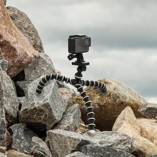 Vista 6 de Digicharge Cámara trípode flexible pulpo de 10 pulgadas + soporte de montaje de cámara de acción, compatible con GoPro Hero12 Hero11 Hero10 Max Hero