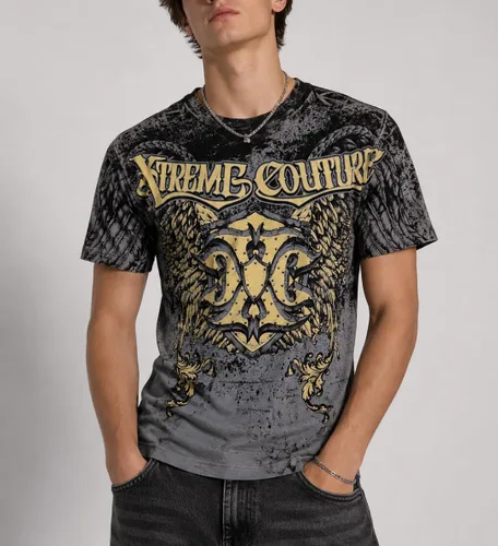 Vista 7 de Xtreme Couture by Affliction Camiseta para hombre, diseño gráfico Gris oscuro (leyenda)