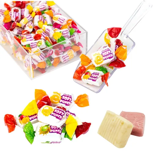 Vista 2 de Fruidles Soft Punch - Caramelos masticables deliciosos, deliciosos dulces gourmet, envueltos individualmente (1 libra)