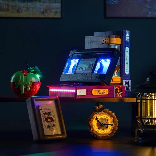 Kit de luz LED mejorado para Lego 100 Villains Building Set, compatible con Lego 43227 (modelo no incluido)