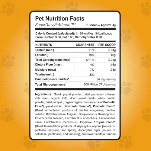 Vista 2 de CLEAR CONSCIENCE PET Arfredo SuperGravy - Comida natural para perros, mezcla de caldo de hidratación, condimento para croquetas sin gluten y granos