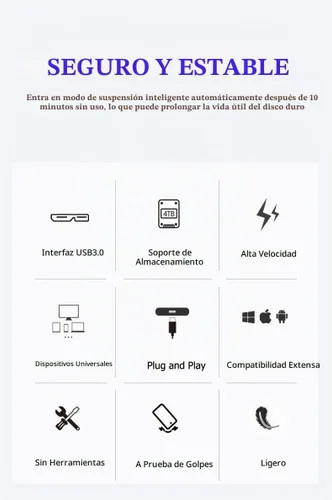 Vista 7 de Disco duro externo portátil ultra delgado USB 3.0 HDD Almacenamiento para PC, Mac, Laptop, PS4, Xbox One (250GB)