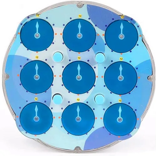 cuberspeed Reloj magnético rompecabezas reloj rompecabezas juego juguetes para niños
