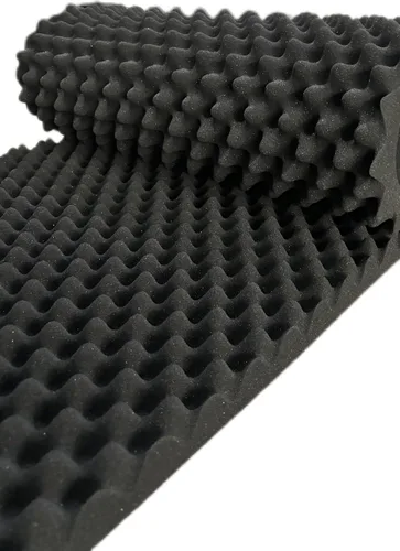 Vista 2 de 2 Pack Paneles de Espuma de Huevo para Insonorización, Paneles de Espuma Acústica de 48''X24''X2'' Pulgadas, Paneles de Pared Insonorizados de Alta