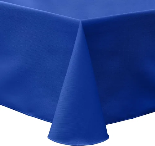 Vista 40 de Ultimate Textile Mantel ovalado de sarga de polialgodón 60 x 120 pulgadas, color verde cazador