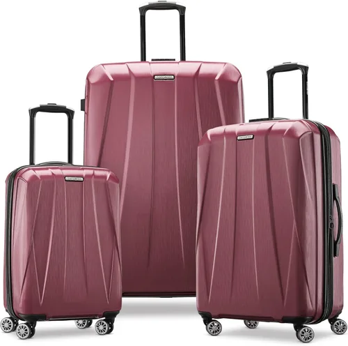 Vista 15 de Samsonite Centric 2 Set de maletas rígidas expandibles con ruedas giratorias dobles, Azul Caribe, Juego de 2 piezas (equipaje de mano/grande)