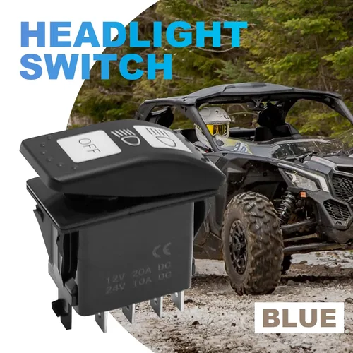 Vista 4 de 710004492 Interruptor de faros delanteros, repuesto para Can-Am Maverick X3 Defender Maverick Trail and Sport, interruptor de encendido/apagado, luz