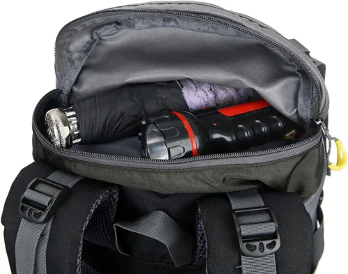 Vista 6 de WoneNice Mochila de senderismo impermeable de 50L (45+5) - Mochila deportiva al aire libre con cubierta de lluvia