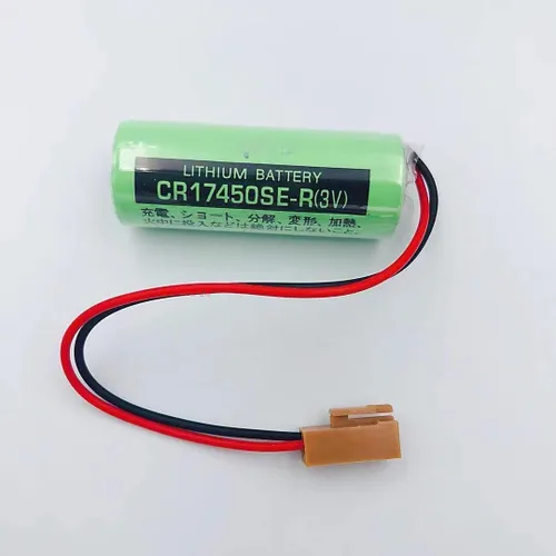 Vista 2 de 4 unids CR17450SE-R / A98L-0031-0012 3V 2500mah PLC batería con enchufe para FANUC PLC batería