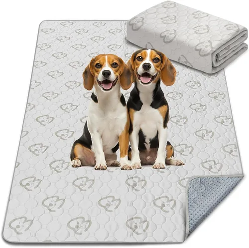 Vista 94 de FXW Almohadillas lavables para orina para perros, almohadillas para cachorros con súper absorbentes, diseñadas específicamente para jaulas de 24