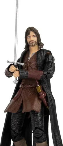 Vista 2 de The Loyal Subjects - Figura de acción Aragorn BST AXN de 5 pulgadas con accesorios de El Señor de los Anillos