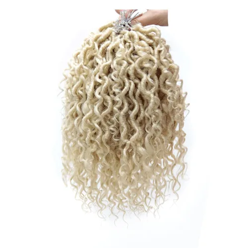 Vista 57 de Goddess Locs - Rastas de cabello corto rizado bohemio sintético de 10 pulgadas, paquete de 8 paquetes de trenzas de ganchillo preenrolladas
