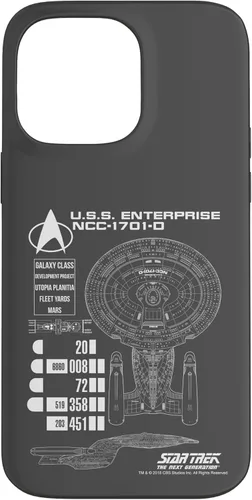 Vista 21 de Star Trek: The Next Generation U.S.S. Enterprise NCC-1701-0 Case for iPhone 17