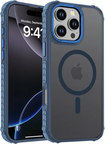 Vista 9 de DEERLAMN Funda Magnética Fuerte para iPhone Air 6.5 Pulgadas, [Compatible con Magsafe] [Protección contra caídas de grado militar] Funda protectora