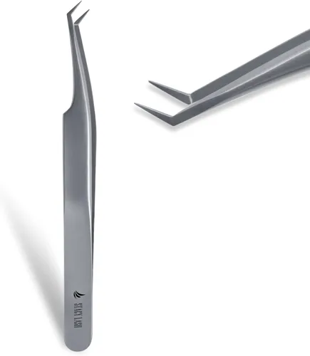 Vista 7 de Stacy Lash STL-1 Pinzas de extensión de pestañas aislantes/Suministros para extensiones clásicas y pestañas postizas individuales/Herramienta
