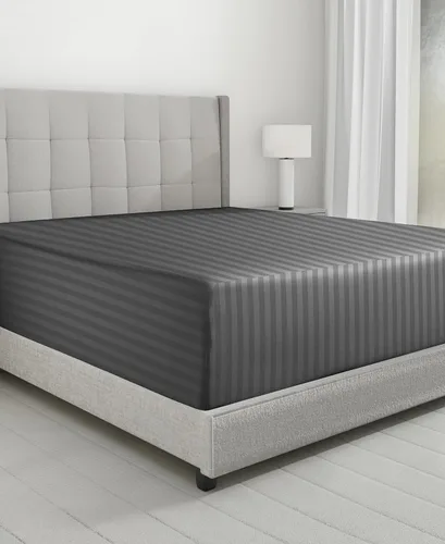 Vista 16 de California Design Den - Sábana bajera ajustable de algodón de 600 hilos, con bolsillo profundo elástico 01 - Blanco brillante