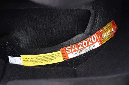 Vista 5 de Conquer Snell SA2020 Aprobado Casco de Carreras de Auto de Cara Completa - Adulto Hombres Mujeres Jóvenes - (Negro / Blanco / Plata)
