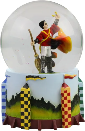 Vista 8 de Enesco Bola de agua Quidditch The Wizarding World of Harry Potter, 6.89 pulgadas, multicolor