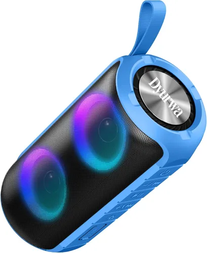 Vista 11 de Altavoz Bluetooth con sonido estéreo HD de 360°, nuevo altavoz inalámbrico portátil IPX7 impermeable, llamada HD, emparejamiento TWS, micrófono
