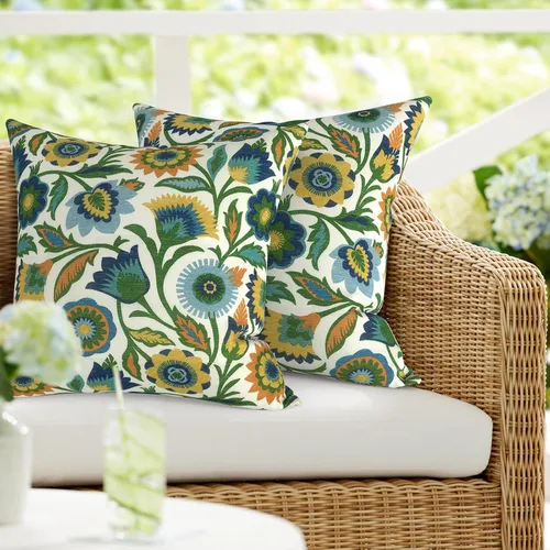 Vista 56 de DYTXIII Paquete de 2 almohadas lumbares impermeables para exteriores con rellenos, 12 x 20 pulgadas, almohada decorativa rectangular para patio