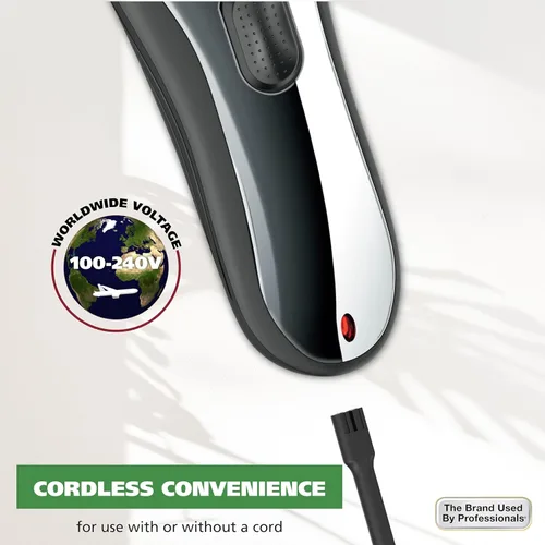Vista 3 de Wahl Clipper - Kit recargable con cable/inalámbrico para cortar y recortar el pelo para cabezas, barbas más largas y aseo corporal completo