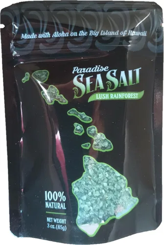 Vista 2 de Sal marina gourmet de Hawái (verde sal marina hawaiana), 3 onzas