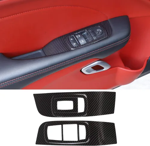 Vista 10 de Voodonala Cubierta del panel de elevación de ventana para Dodge Challenger 2015-2024, accesorios para Dodge Challenger 2015-2024