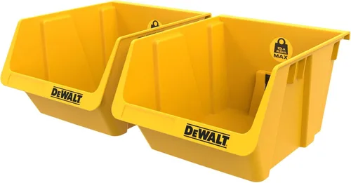 Vista 6 de DEWALT Contenedores de plástico, capacidad de 10 libras, compatible con sistema de almacenamiento de taller DEWALT (DWST82813)