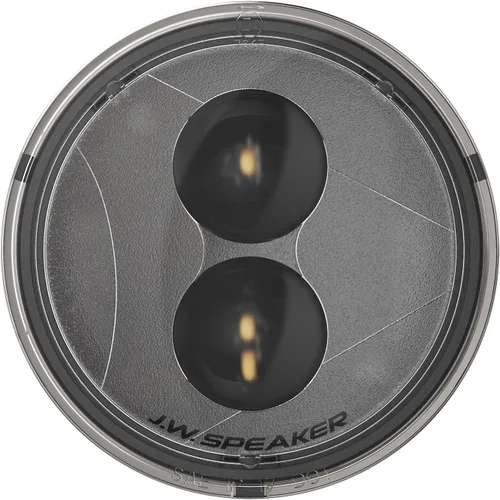 J.W. Speaker 0346493 Modelo 239 J2 12V DOT/ECE LED Señales de giro redondo con lente transparente - Kit de 2 luces