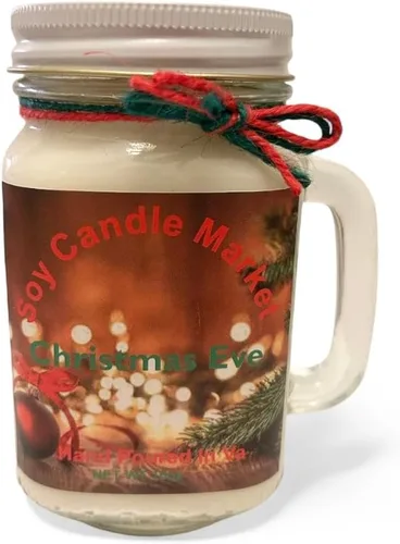 Vista 14 de Velas perfumadas de soja Velas hechas a mano y altamente aromáticas que queman hasta 85 horas en tarro de cristal, perfectas para decoración