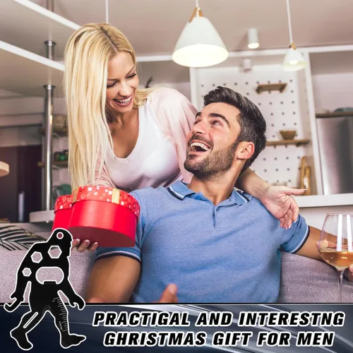 Vista 6 de Cholemy 12 piezas de herramientas de tarjetas de crédito, cartera multiherramienta Edc Gadget Amistad Bigfoot Sasquatch elefante regalo Mosquetones