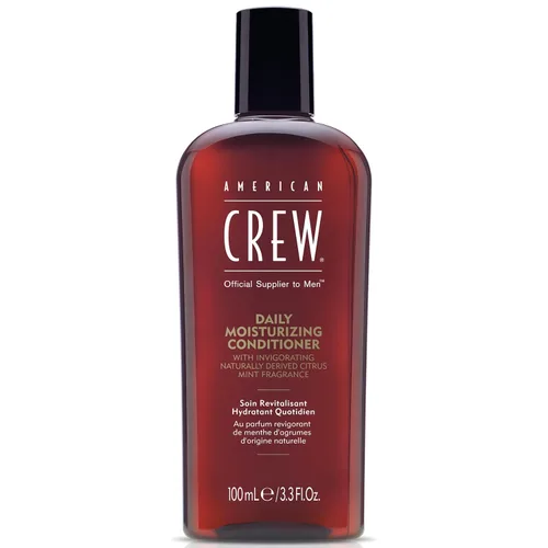 American Crew Acondicionador para hombres, hidratante diario, derivado de forma natural, fórmula vegana, fragancia de menta cítrica, 3.3 onzas