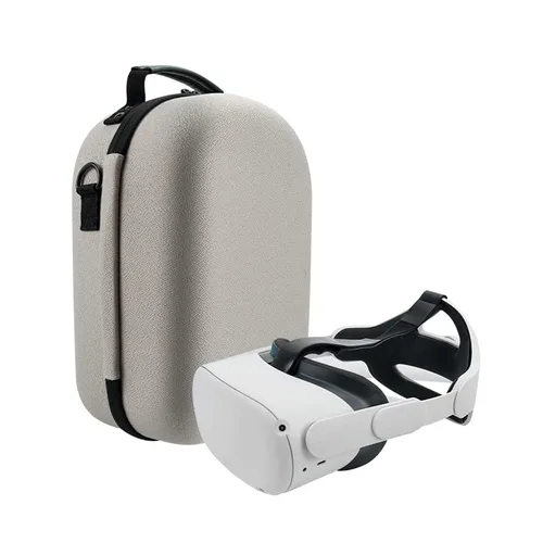 Vista 4 de subeirey Carrying Case for Oculus Quest 2 Advanced All-in-One Virtual Reality Headset, Designed for Portable Protection of Your VR Headset &