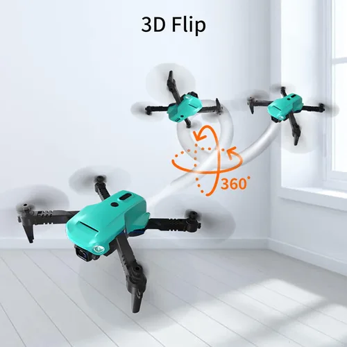 Vista 2 de GoolRC Mini dron con control remoto con cámara dual 4K plegable sin cabeza Drone con fotografía de gestos 3D Flip con bolsa de almacenamiento