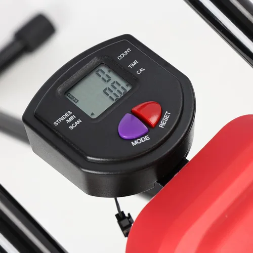 Vista 9 de Máquina de Abdominales, Equipo de Entrenamiento Abdominal Plegable con Banco de Sentadillas, Equipo de Ejercicio Completo con Monitor LCD