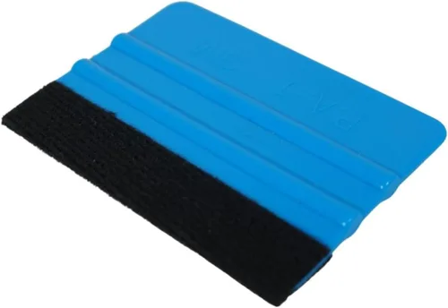 Vista 6 de RockRose Blue Card con escobilla de goma Ridge – Herramienta de tintado de ventana de precisión de 5 pulgadas para aplicaciones de vidrio, vinilo