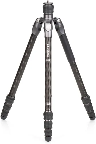 Benro Rhino One Series Trípode y monopie de fibra de carbono – 65.2 ″ Altura máxima, 24.4 ″ plegado, capacidad de carga de 35 libras, cerraduras