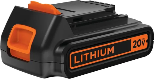 Vista 2 de BLACK+DECKER Batería 20V MAX, Batería de Iones de Litio 1.5Ah, Tiempo de Funcionamiento Extendido, Compatible con Herramientas, Equipo