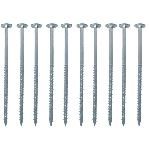 Vista 4 de FastCap PowerHead - Tornillos para madera con cabeza plana, punta autorroscante, 3 pulgadas de longitud, unidad cuadrada #2, acabado de zinc