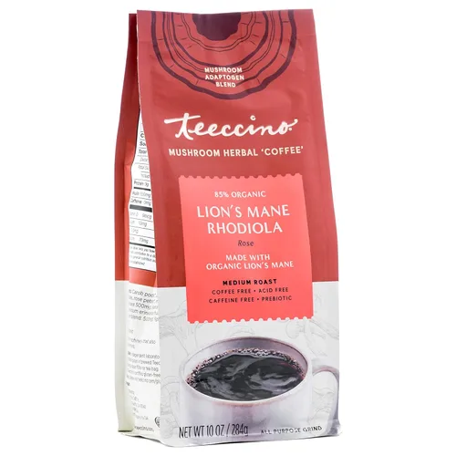 Vista 7 de Miraculous Mushrooms Instant Adapt & Protect - Café de hierbas de Teeccino – 33 porciones – Hierbas Micromolidas más Reishi, Melena de León, Chaga