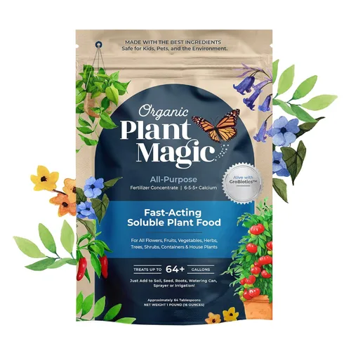 Vista 13 de Organic Plant Magic - Truly Organic - Batidor de alimentos solubles para plantas fáciles de usar: concentrado de fertilizante multiusos para todas