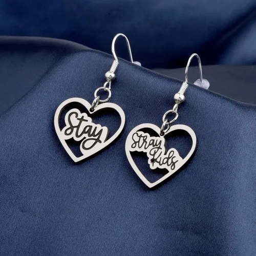 Vista 5 de SKZ - Pendientes para niños y fanáticos, mercancía Stay Stray Kids