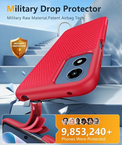 Vista 786 de FNTCASE Funda para iPhone 17 Pro: Fundas delgadas translúcidas de color azul claro compatibles con MagSafe, protección completa de la cámara