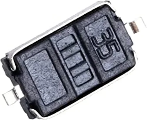 Vista 6 de Micro Switches 1000pcs Touch Micro Switch 3X6X2.5MM 3 * 6 * 2.5 SMD White Button Head (Color : Red)