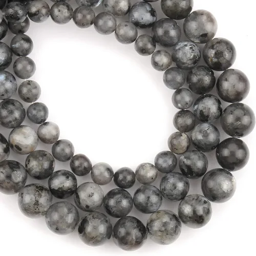 Vista 20 de HAAMIIQII 4mm Cuentas de piedra natural pulida redondas de 7 chakras mixtos, cuentas sueltas de gemas para hacer joyas, 38 cm (90 piezas)