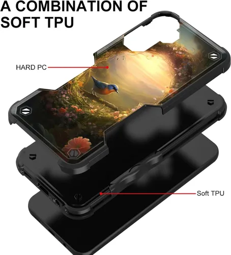 Vista 959 de Funda para Galaxy A14 5G, [Doble Capa][Protección contra Caídas de Grado Militar de 10 Pies] [Antideslizante] Funda Resistente a Prueba de Golpes