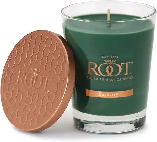 Vista 16 de Root Candles Velas Aromáticas Navideñas Honeycomb Veriglass Vela Premium Artesanal de Mezcla de Cera de Abeja, Pequeña, Bálsamo de Invierno