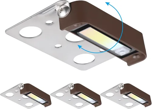 LEONLITE 5CCT - Luces LED de pared de contención de 4 pulgadas, 2200 K/2700 K/3000 K/4000 K/5000 K seleccionables, iluminación LED de bajo voltaje,